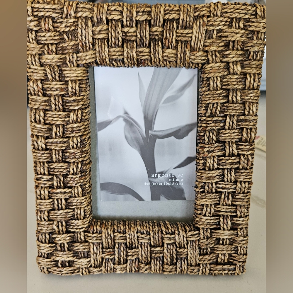 Argento SC Milano Woven Brown Picture Frame (2)